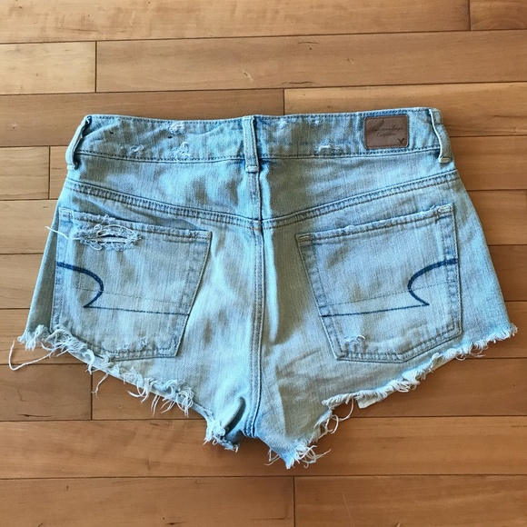 American Eagle Distressed Jean Shorts - Picture 2 of 4